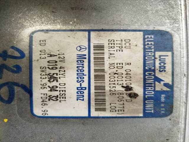 Foto 3ª: Centralita Motor ECU Mercedes Clase C 160 FAMILIAR (1996)