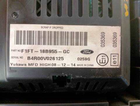 Foto 3ª: Pantalla Multifuncion Ford Focus AMBIENTE 1 ECOBOOST CAT 101CV (2010)