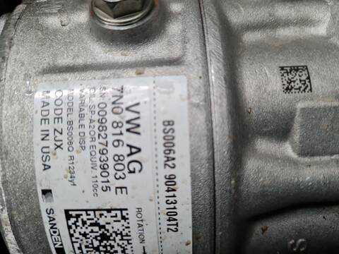 Foto 2ª: Compresor Aire Acondicionado Volkswagen Crafter 2.0 TDI 140CV 103KW FURGONETA [DNAE] (2025)