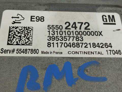 Foto 3ª: Centralita Motor ECU Opel Insignia SELECTIVE BERLINA 136CV 100KW [B16DTH] (2017)