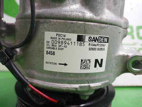 Foto 2ª: Compresor Aire Acondicionado Nissan Qashqai 1.3 DIG-T 140CV [HR13DDT] (2013)