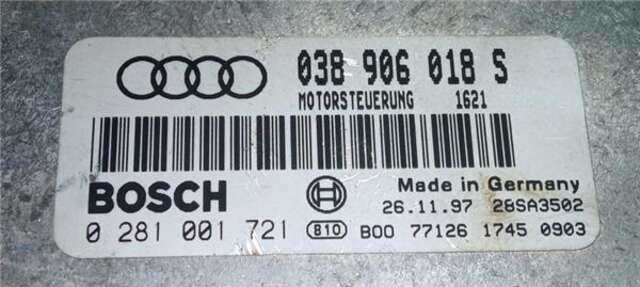Centralita Motor ECU Audi A4 1.9 TDI [1.9 LTR. - 81 KW TDI]