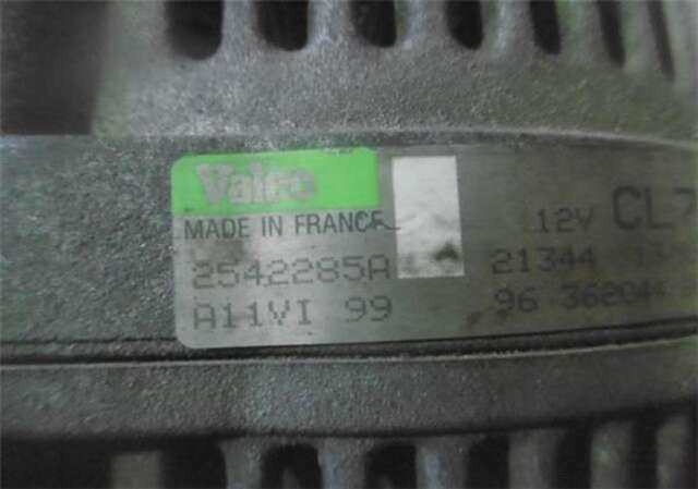 Foto 2ª: Alternador Peugeot 206 1.1 I [HFZ (TU1JP)]