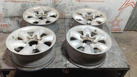 Foto 2ª: Juego LLantas Nissan Terrano COMFORT 125CV 92KW [TD27TI] (1999)