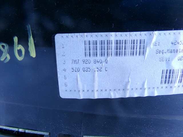 Foto 3ª: Cuadro de Instrumentos Seat Alhambra 1.9 TDI 2000-2010 [BVK] (2006)