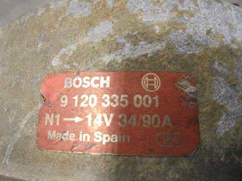 Foto 4ª: Alternador Nissan Vanette 2.3 DIESEL 75CV 55KW [LD23 A] (1995)