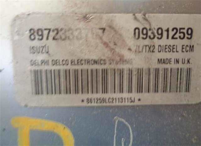 Foto 1ª: Centralita Motor ECU Opel Corsa 1.7 DI [Y 17 DTL]