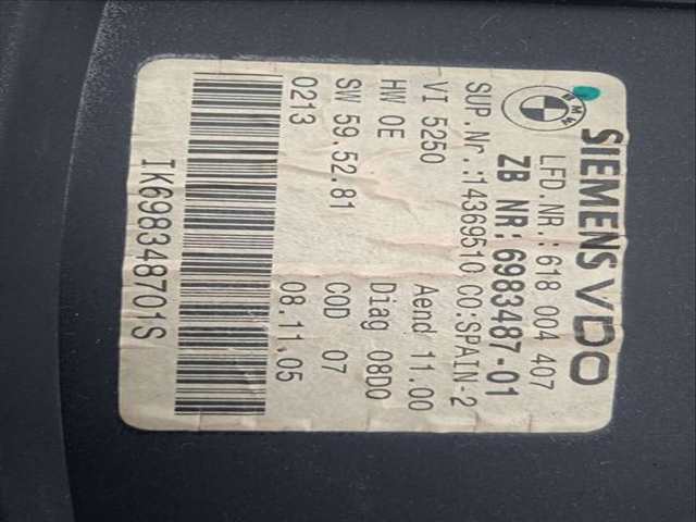 Foto 3ª: Cuadro de Instrumentos Bmw Serie 3 315 2.0 16V DIESEL CAT BERLINA 122CV 90KW (2004)