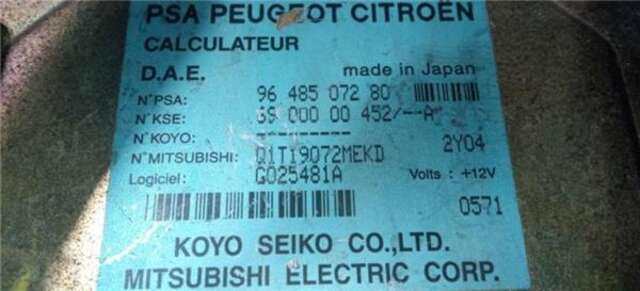Foto 2ª: Centralita Direccion Asistida Citroen C3 1.1 I [HFX (TU1JP)]