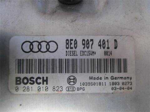 Foto 2ª: Centralita Motor ECU Audi A4 2.5 TDI QUATTRO 132KW) BERLINA 180CV [AKE] (2003)