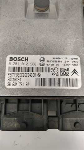 Foto 4ª: Centralita Motor ECU Citroen C4 1.6 D PICASSO [9HZ] (2014)