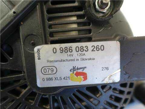 Foto 3ª: Alternador Ford Transit 1.6 FURGON 200 L1 AMBIENTE 75CV 55KW [UBGA] (2015)