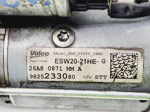 Foto 2ª: Motor de Arranque Peugeot 3008 ACTIVE 131CV 96KW [YH01] (2018)