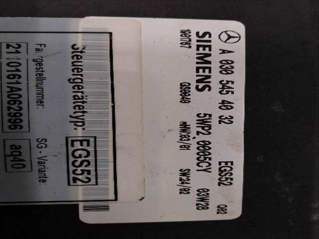 Foto 2ª: Centralita Caja Cambios Mercedes Clase E 270 2.7 CDI [D-647 961] (2004)