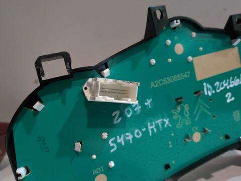 Foto 3ª: Cuadro de Instrumentos Peugeot 207 CONFORT 1 HDI 68CV (2006)