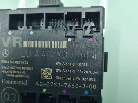 Foto 2ª: Centralita Motor ECU Mercedes Vito 109/111 CDI LANG 447.601) 114CV 84KW [R9M502] (2016)