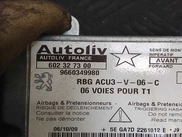 Foto 2ª: Centralita Airbag Peugeot 206 + 1.1 G (2009)