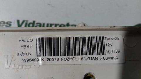 Foto 2ª: Mando Calefacción A. A. Opel Viva 1.9 CDTI CAT F9Q-762) 82CV 60KW [F9Q 07] (2005)