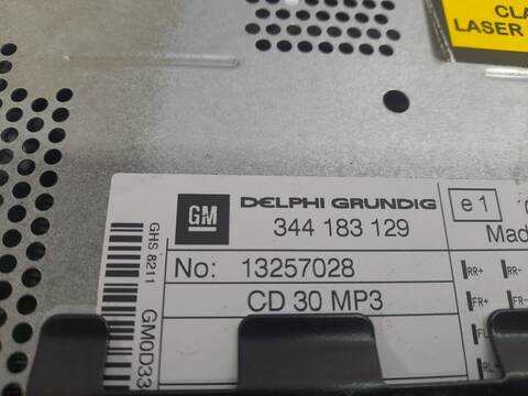 Foto 3ª: Sistema Audio Radio CD Opel Corsa 1.3 16V CDTI 75CV 55KW [Z13DTH] (2006)