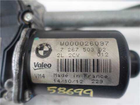 Foto 3ª: Motor Limpia Delantero Bmw Serie 3 315 2.0 320D 184CV 135KW [N47 D20C] (2013)