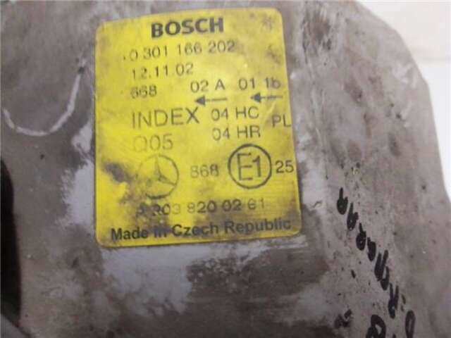 Foto 3ª: Faro Derecho Mercedes Clase C 160 2.2 220 CDI (203.006) [2.2 LTR. - 105 KW CDI CAT] [OM 611.962]