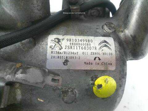 Foto 2ª: Compresor Aire Acondicionado Citroen C Elysee 1.5 BLUEHDI 100 [YHY (DV5RD)] (2012)