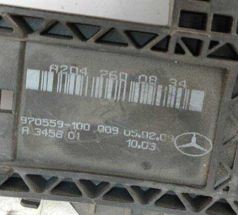 Foto 2ª: Cerradura Puerta Trasera Derecha Mercedes Clase C 160 C 180 KOMPRESSOR 204.044 204.045) (2007)