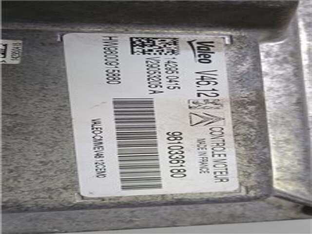 Centralita Motor ECU Peugeot 208 1.2 ACTIVE [1.2 LTR. - 60 KW 12V VTI]