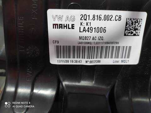 Foto 3ª: Evaporador Aire Acondicionado Seat Ibiza 1.6 TDI 116CV 85KW [DGT] (2017)