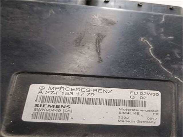 Foto 2ª: Centralita Motor ECU Mercedes Clase C 160 1.8 C 200 COMPRESSOR (203.742) [1.8 LTR. - 120 KW]