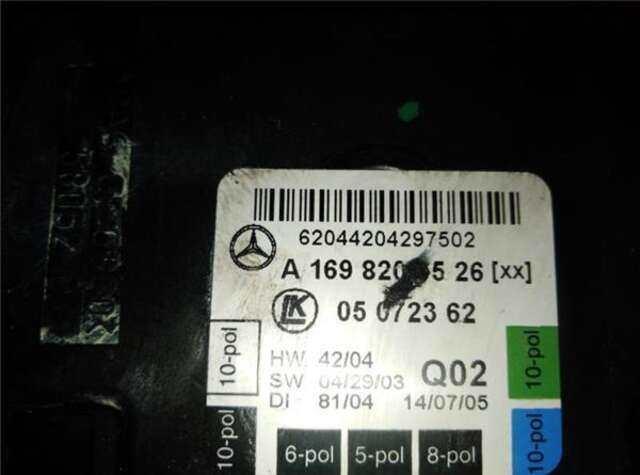 Foto 3ª: Elevalunas Eléctrico Trasero Izquierdo Mercedes Clase A 140 2.0 A 180 CDI (169.007) [2.0 LTR. - 80 KW CDI CAT] [OM 640.940]