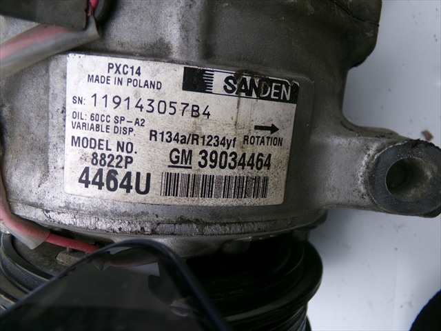 Foto 2ª: Compresor Aire Acondicionado Opel Astra 1.6 CDTI MODELO K, 2016-2019 [B16DTE] (2017)