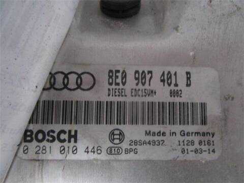 Foto 2ª: Centralita Motor ECU Audi A4 2.5 TDI QUATTRO 132KW) BERLINA 180CV [AKE] (2004)