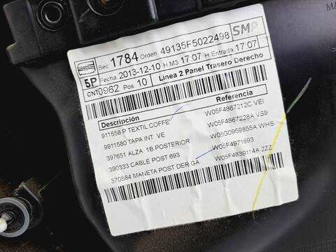 Foto 2ª: Tapizados Cartoneras Seat Leon I-TECH 105CV 77KW [CLH] (2014)