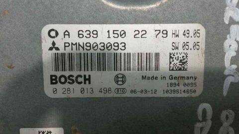 Foto 2ª: Centralita Motor ECU Smart Forfour 95CV 70KW (2004)