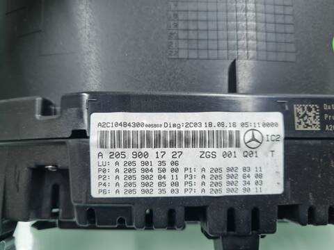 Foto 2ª: Cuadro de Instrumentos Mercedes Clase C 160 C 220 CDI BLUETEC 205.004) 170CV 125KW [651921] (2016)