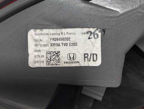 Foto 3ª: Piloto Trasero Derecho Honda Civic COMFORT 1 I 141CV (2012)