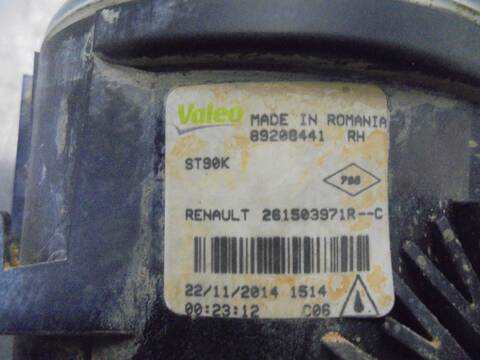 Foto 4ª: Faro Antiniebla Delantero Derecho Renault Captur DYNAMIQUE 90CV 66KW [H4BA4] (2014)