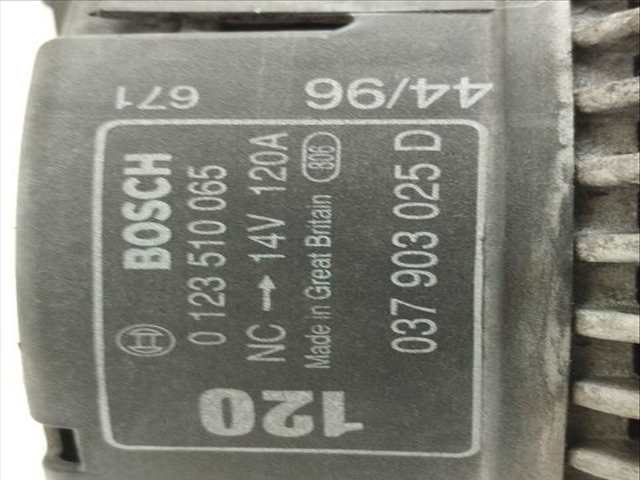 Foto 4ª: Alternador Audi A3 1.8 AMBIENTE 125CV 92KW [AGN] (1997)