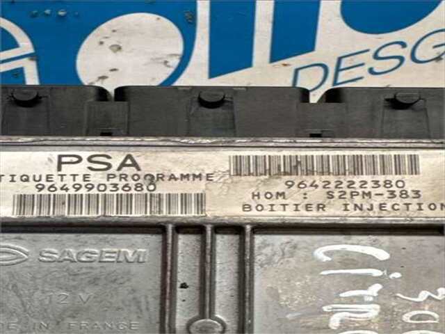 Foto 2ª: Centralita Motor ECU Citroen C3 1.4 [KFV (TU3JP)]