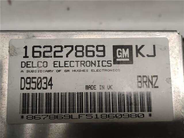 Foto 2ª: Centralita Motor ECU Opel Astra 1.6 SI [C 16 SE]