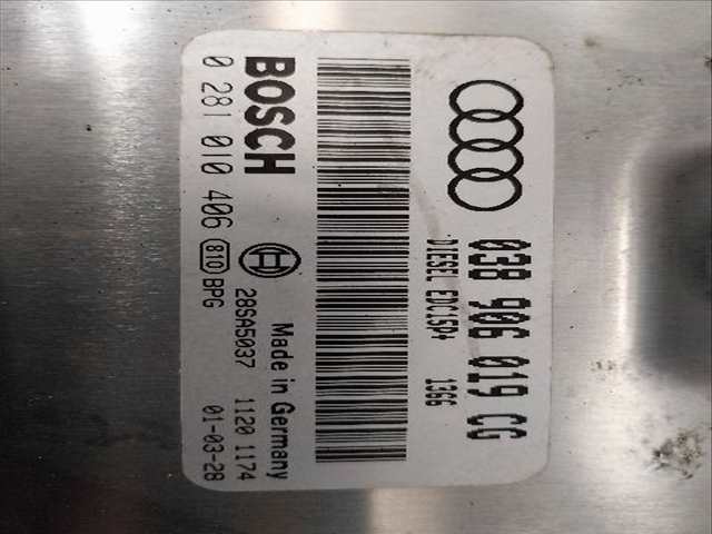 Foto 2ª: Centralita Motor ECU Audi A4 1.9 TDI [D AWX] (2001)