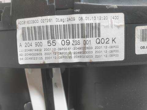 Foto 3ª: Cuadro de Instrumentos Mercedes Clase G 230 GLK 220 CDI 4-MATIC BE 204.984) 130CV 97KW (2010)