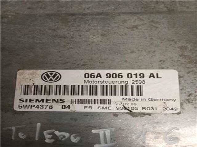 Foto 2ª: Centralita Motor ECU Seat Toledo 1.9 TDI [AHF]