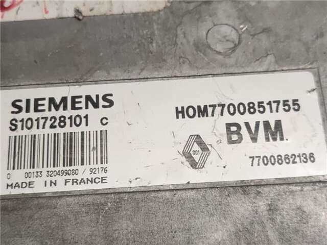 Foto 2ª: Centralita Motor ECU Renault 19 1.8 (B/C538) [F3P 700]