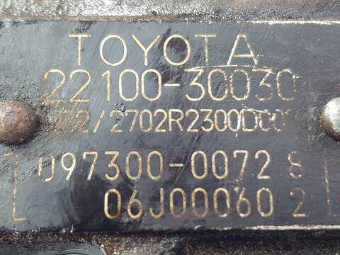 Foto 2ª: Bomba Inyeccion Toyota Land Cruiser 3.0 D4-D VX [1KDFTV] (2004)