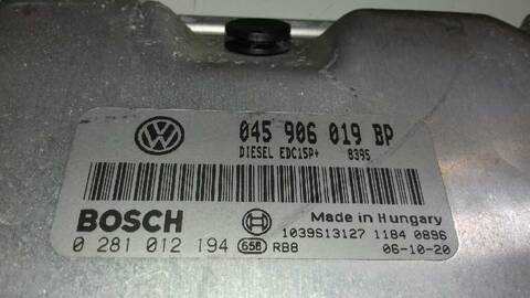 Foto 2ª: Centralita Motor ECU Volkswagen Polo 1.4 TDI 70CV 51KW [BNM] (2006)