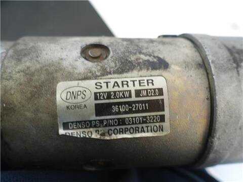 Foto 3ª: Motor de Arranque Hyundai Tucson 2.0 CRDI 140CV 103KW [D4EA-V] (2006)