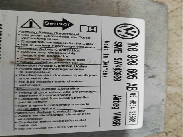 Foto 3ª: Centralita Airbag Volkswagen Golf BMM (2006)