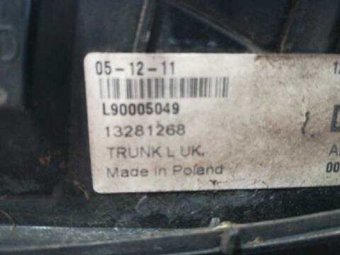 Foto 4ª: Piloto Portón Izquierdo Opel Astra SPORT 165CV 121KW [A20DTH] (2012)